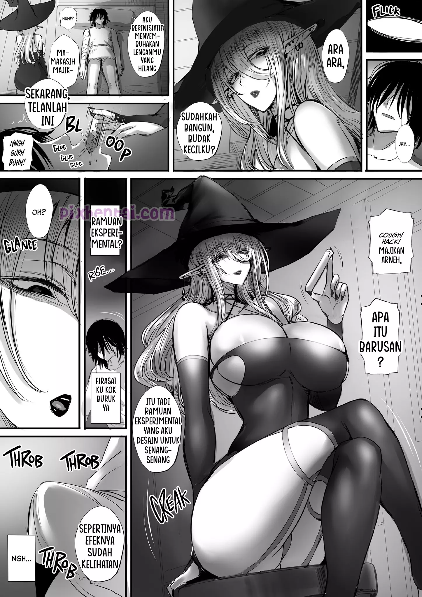 Komik hentai xxx manga sex bokep Petualangan Seks bersama 3 Wanita Monster Serving Titty Monsters 33